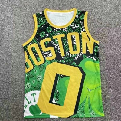 Maillot de Basket #0 Tatum Hip hop basketball